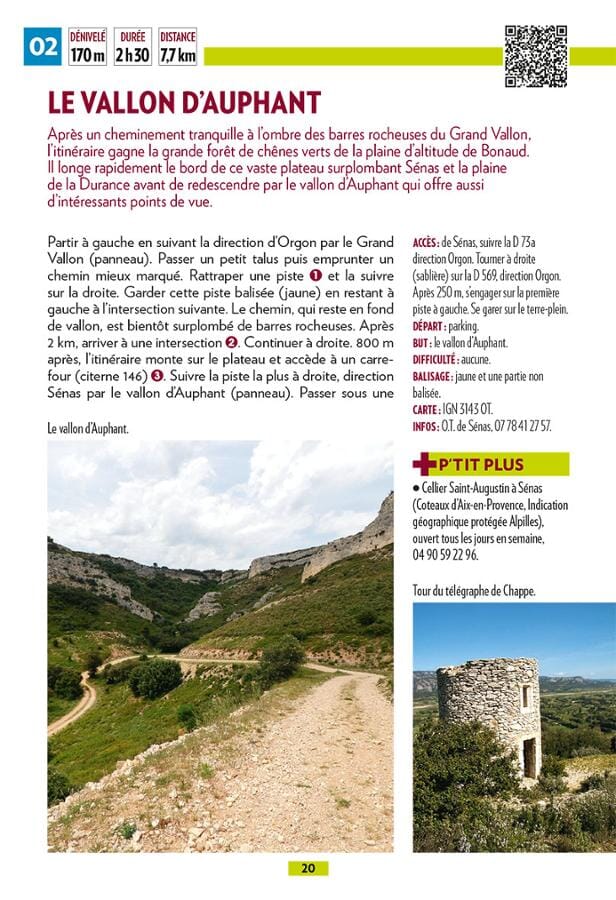 Guide de balades - Parc naturel régional des Alpilles | Glénat - P'tit Crapahut guide de randonnée Glénat 