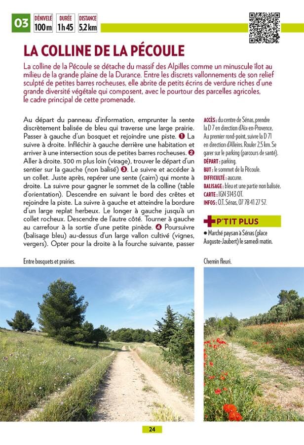 Guide de balades - Parc naturel régional des Alpilles | Glénat - P'tit Crapahut guide de randonnée Glénat 