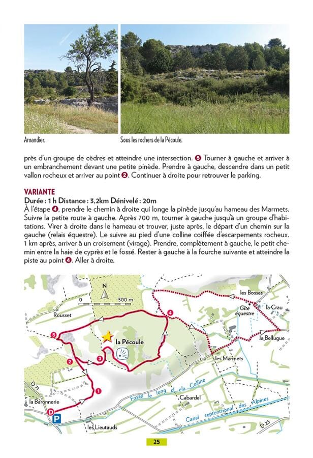 Guide de balades - Parc naturel régional des Alpilles | Glénat - P'tit Crapahut guide de randonnée Glénat 