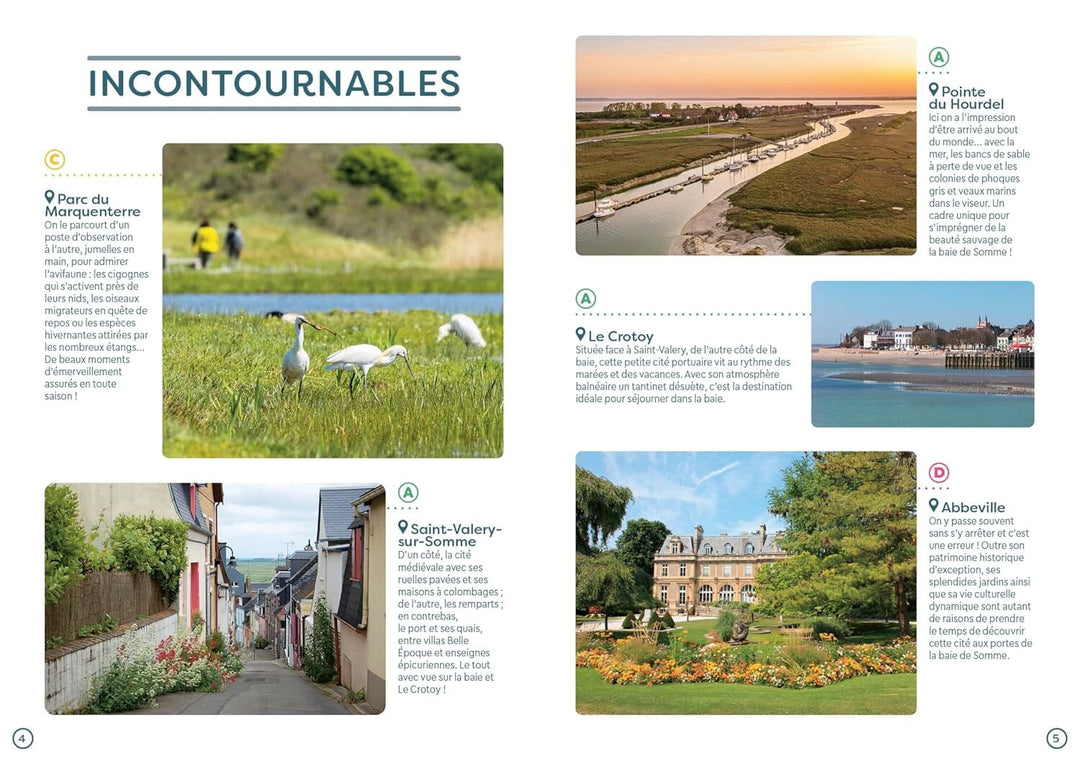 Guide de poche - Baie de Somme, Mers-les-Bains, Marquenterre | Cartoville guide de voyage Gallimard 
