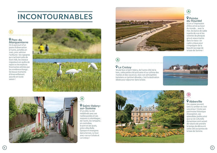 Guide de poche - Baie de Somme, Mers-les-Bains, Marquenterre | Cartoville guide de voyage Gallimard 