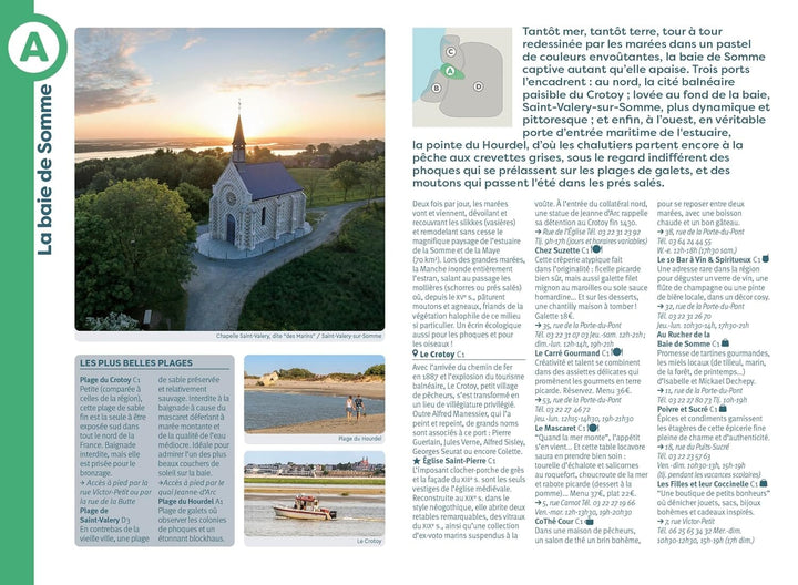Guide de poche - Baie de Somme, Mers-les-Bains, Marquenterre | Cartoville guide de voyage Gallimard 
