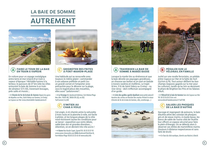 Guide de poche - Baie de Somme, Mers-les-Bains, Marquenterre | Cartoville guide de voyage Gallimard 