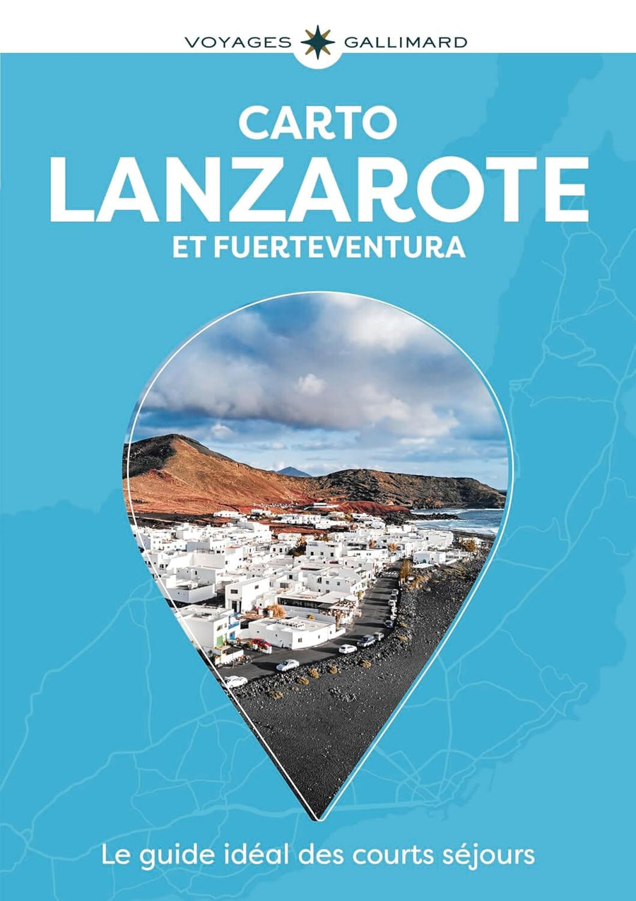 Guide de poche - Lanzarote et Fuerteventura | Cartoville guide de voyage Gallimard 