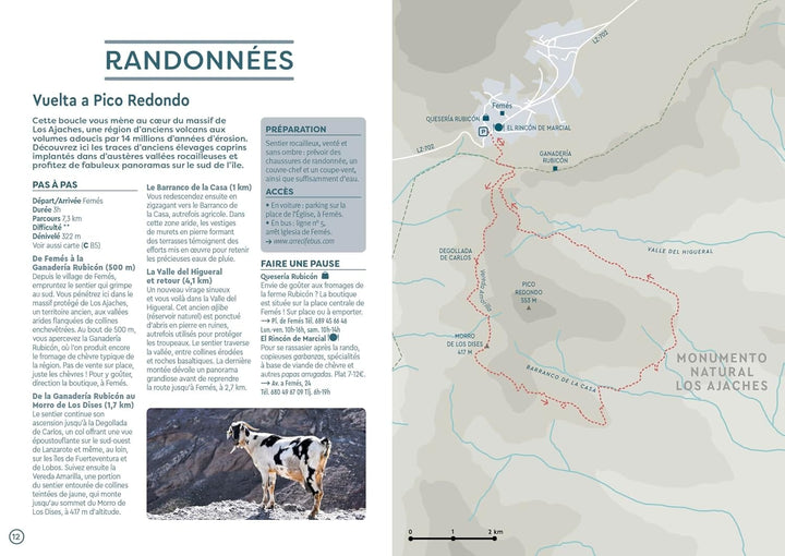 Guide de poche - Lanzarote et Fuerteventura | Cartoville guide de voyage Gallimard 