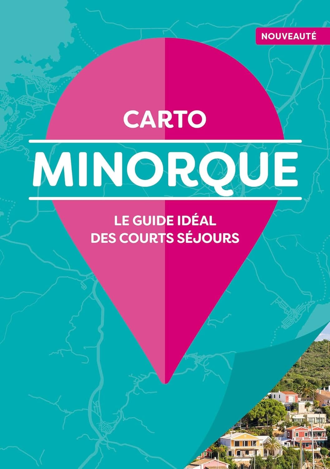 Guide de poche - Minorque - Édition 2024 | Cartoville carte pliée Gallimard 