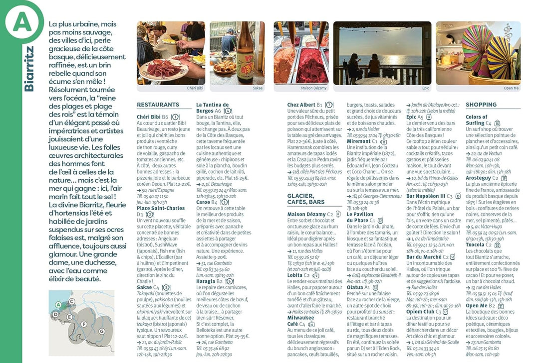Guide de poche - Pays basque, Biarritz, Bayonne | Cartoville guide de voyage Gallimard 