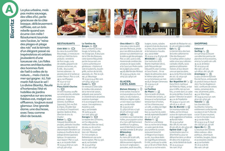 Guide de poche - Pays basque, Biarritz, Bayonne | Cartoville guide de voyage Gallimard 