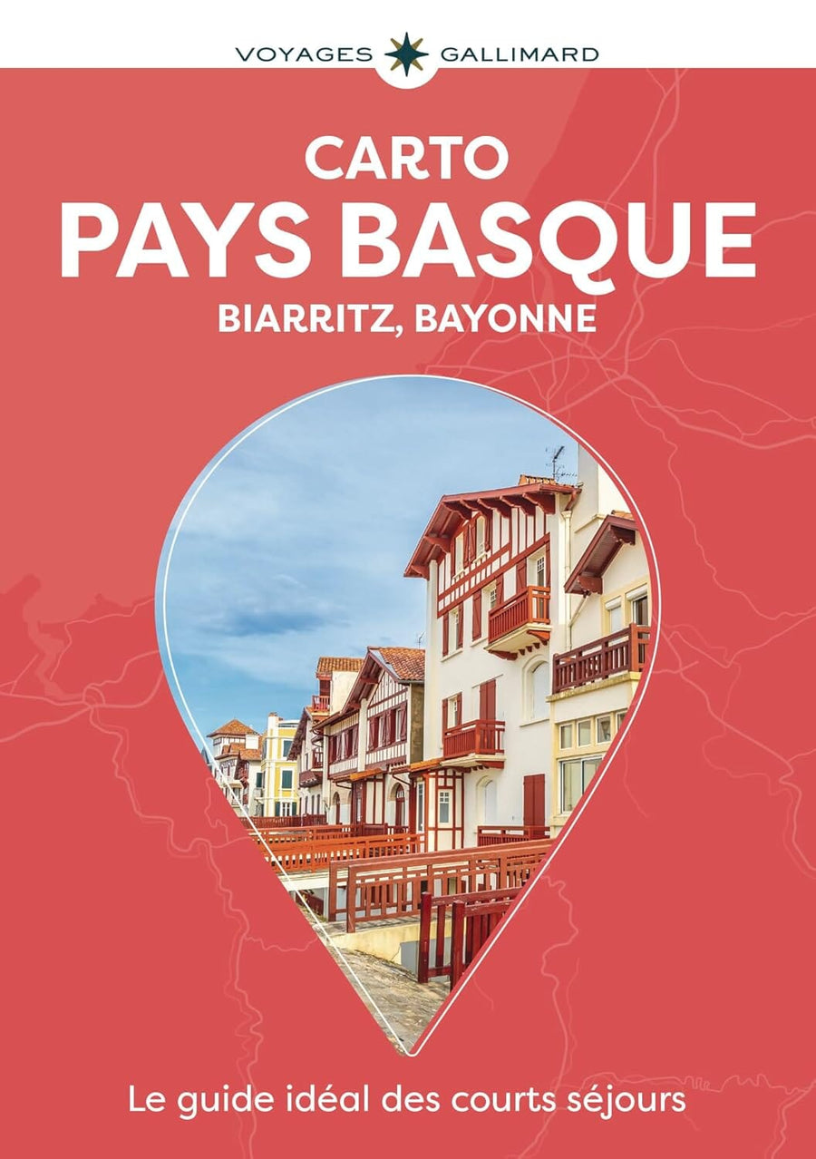 Guide de poche - Pays basque, Biarritz, Bayonne | Cartoville guide de voyage Gallimard 