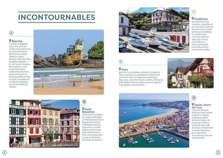 Guide de poche - Pays basque, Biarritz, Bayonne | Cartoville guide de voyage Gallimard 