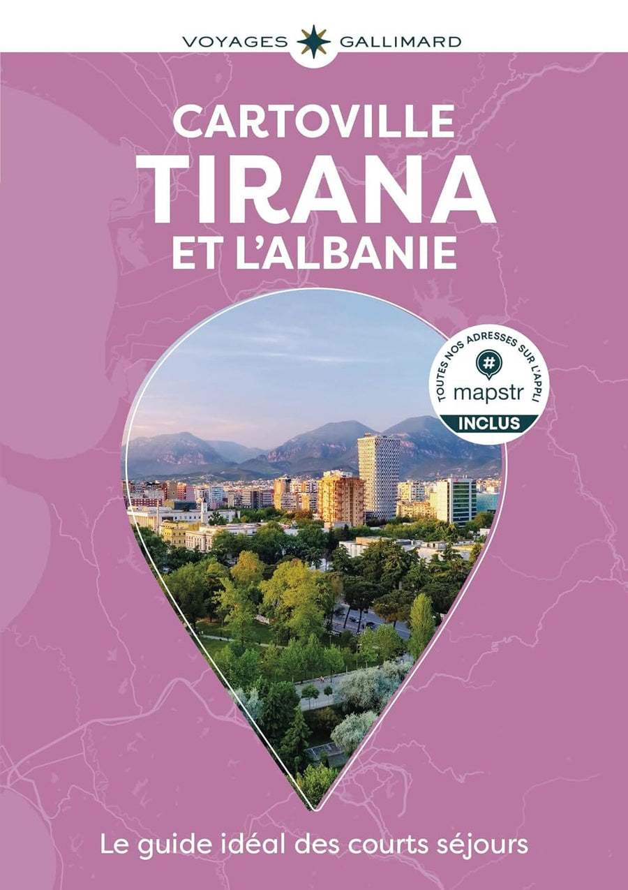 Guide de poche - Tirana et l'Albanie | Cartoville guide de voyage Gallimard 
