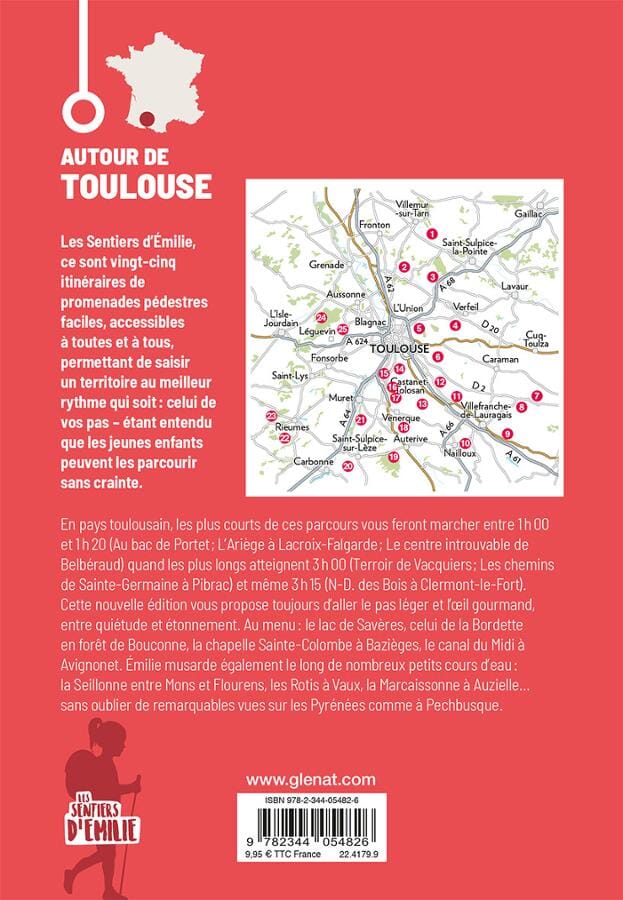 Guide de promenades - Toulouse | Rando Editions - Les Sentiers d'Emilie guide de randonnée Rando Editions 