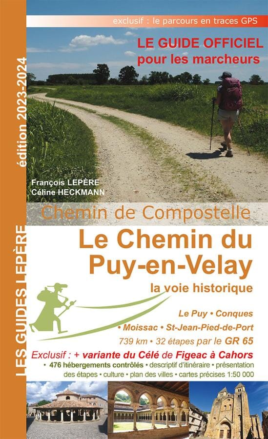 Guide de randonnée - Chemins de Compostelle : le Chemin du Puy-en-Velay | Lepère Éditions guide de randonnée Lepère Éditions 