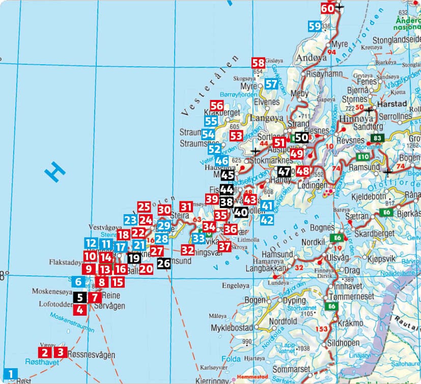 Guide de randonnée (en anglais) - Lofoten | Rother guide de randonnée Rother 