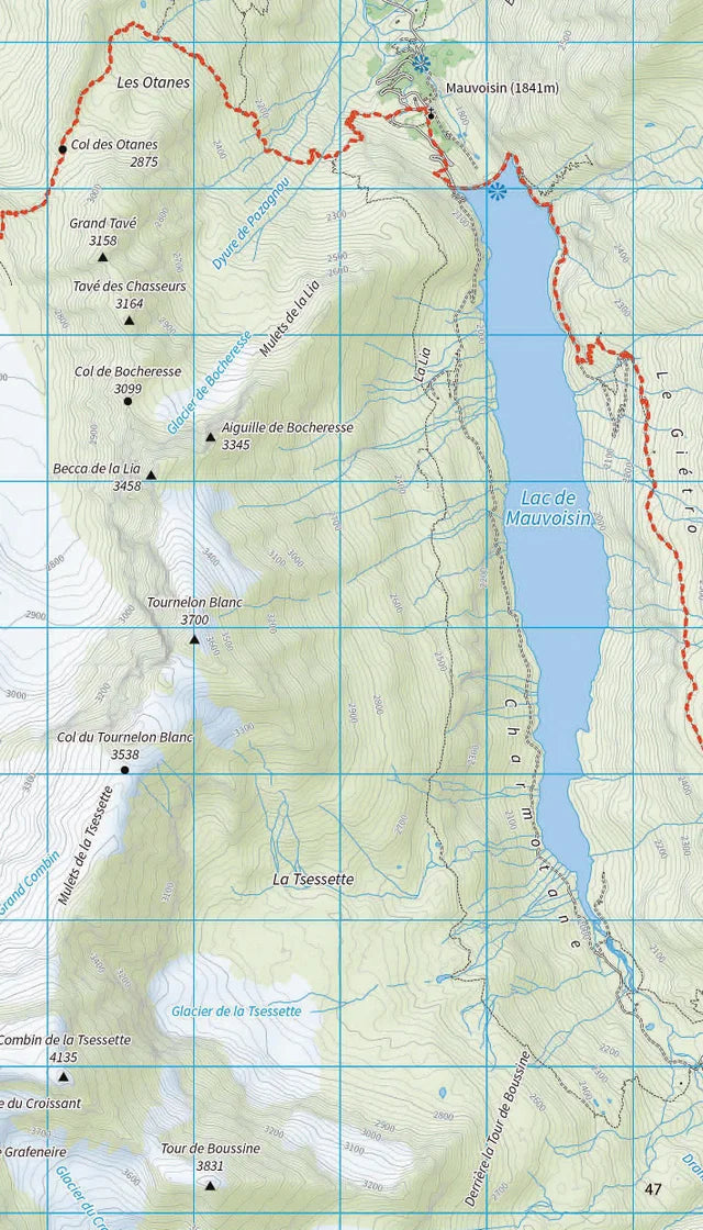 Guide de randonnée (en anglais) - Tour des Combins, Two-way Guide | Knife Edge Outdoor guide de randonnée Knife Edge Outdoor 