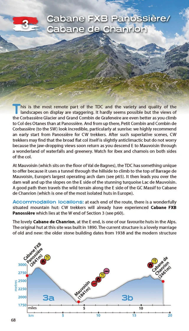 Guide de randonnée (en anglais) - Tour des Combins, Two-way Guide | Knife Edge Outdoor guide de randonnée Knife Edge Outdoor 