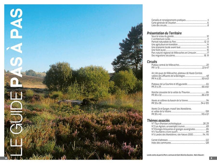Guide de randonnée - Parc naturel régional de Millevaches (Limousin) | Chamina guide de randonnée Chamina 