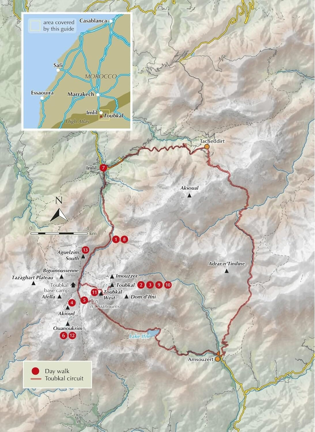 Guide de randonnées (en anglais) - Climbing Toubkal | Cicerone guide de randonnée Cicerone 