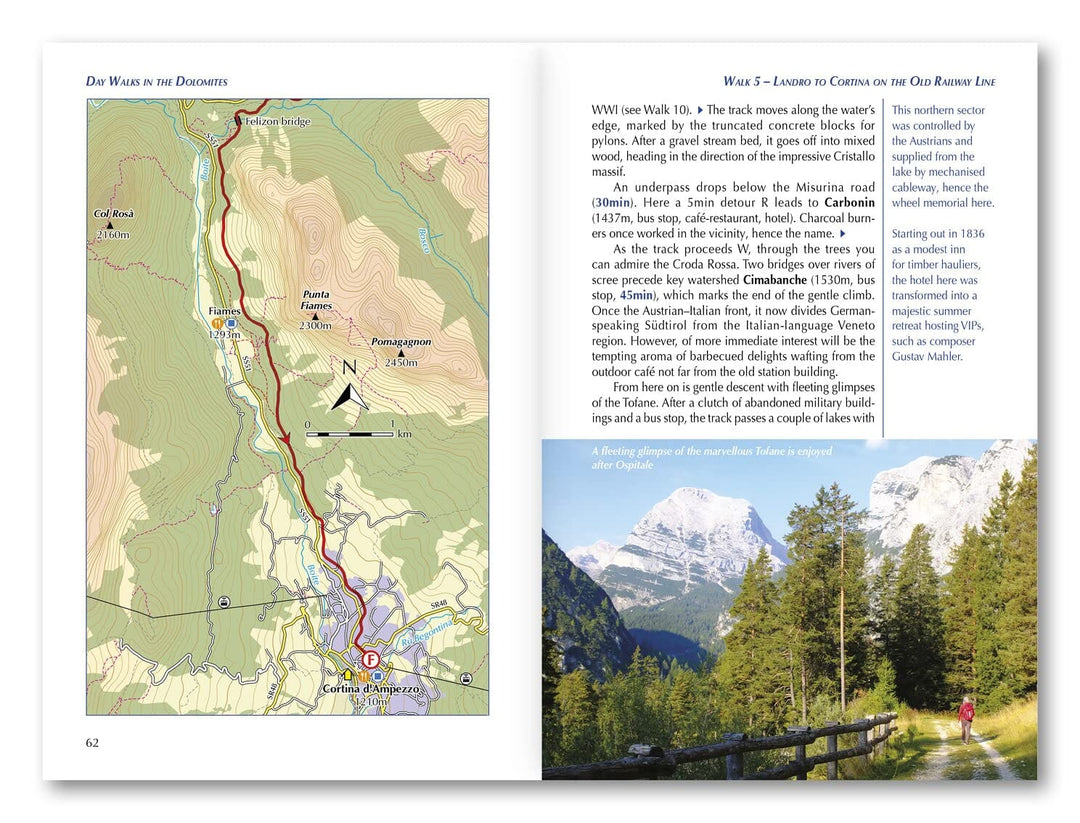 Guide de randonnées (en anglais) - Day Walks in the Dolomites | Cicerone guide de randonnée Cicerone 