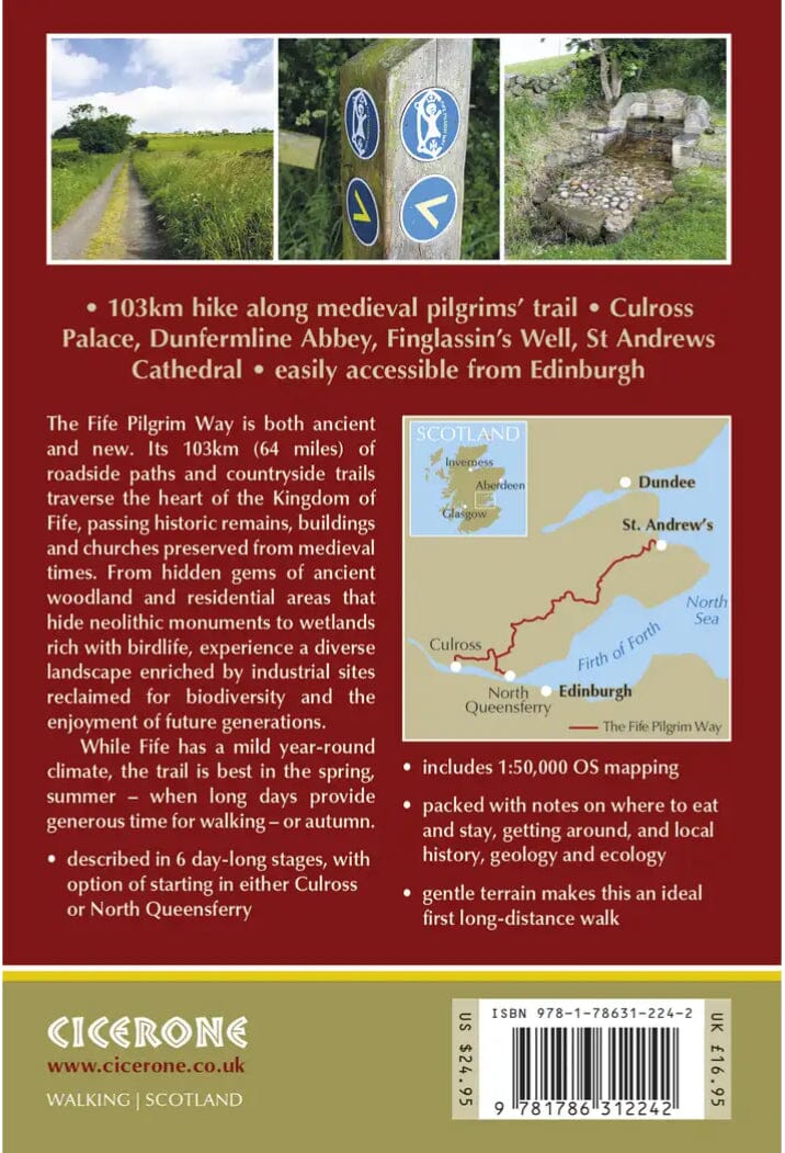 Guide de randonnées (en anglais) - Fife Pilgrim Way | Cicerone guide de randonnée Cicerone 