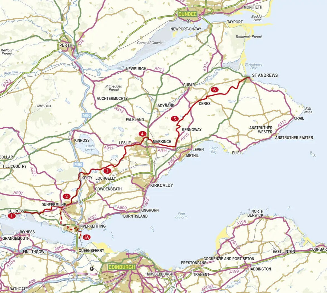 Guide de randonnées (en anglais) - Fife Pilgrim Way | Cicerone guide de randonnée Cicerone 