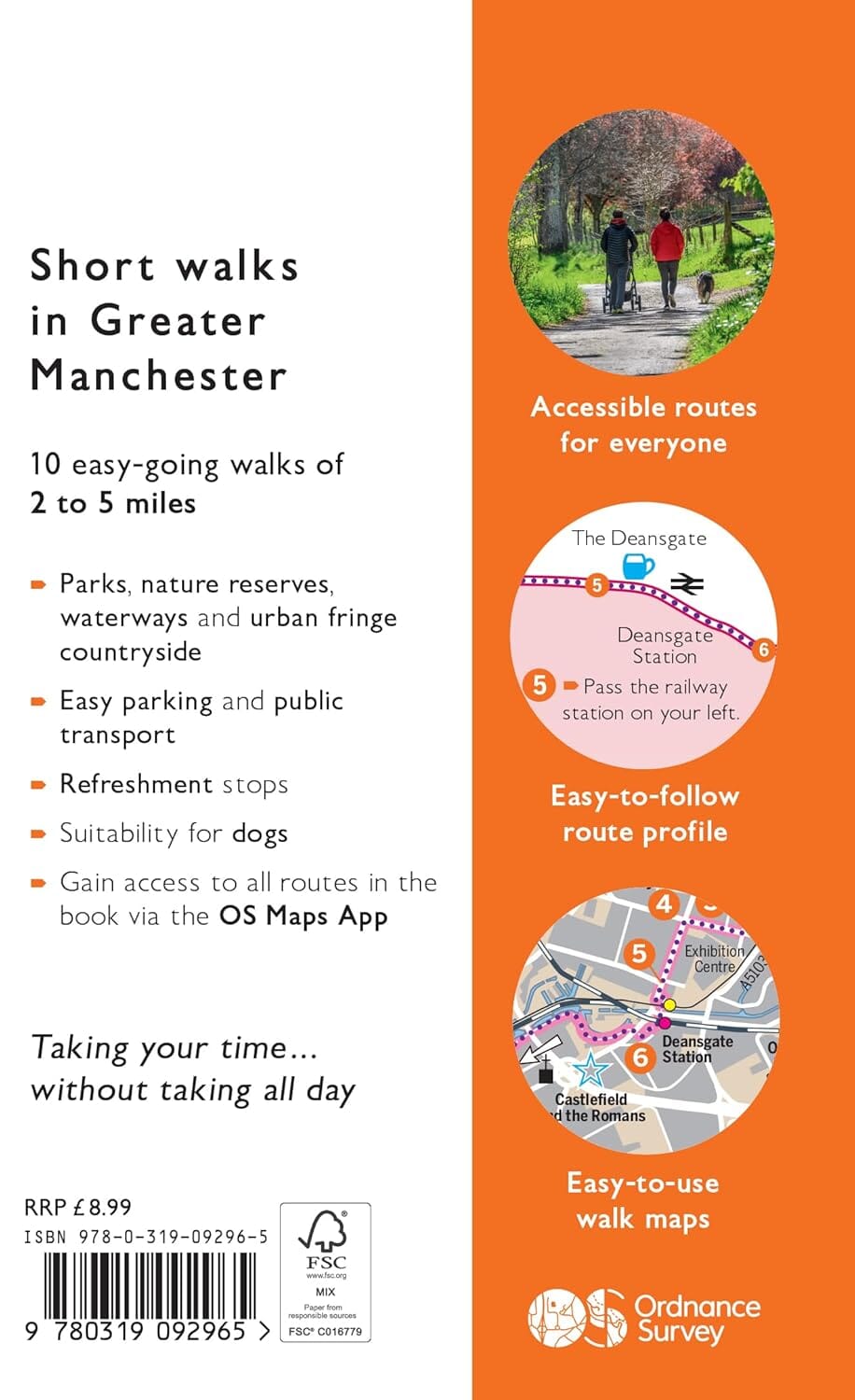 Guide de randonnées (en anglais) - Greater Manchester short walks | Ordnance Survey guide de randonnée Ordnance Survey 