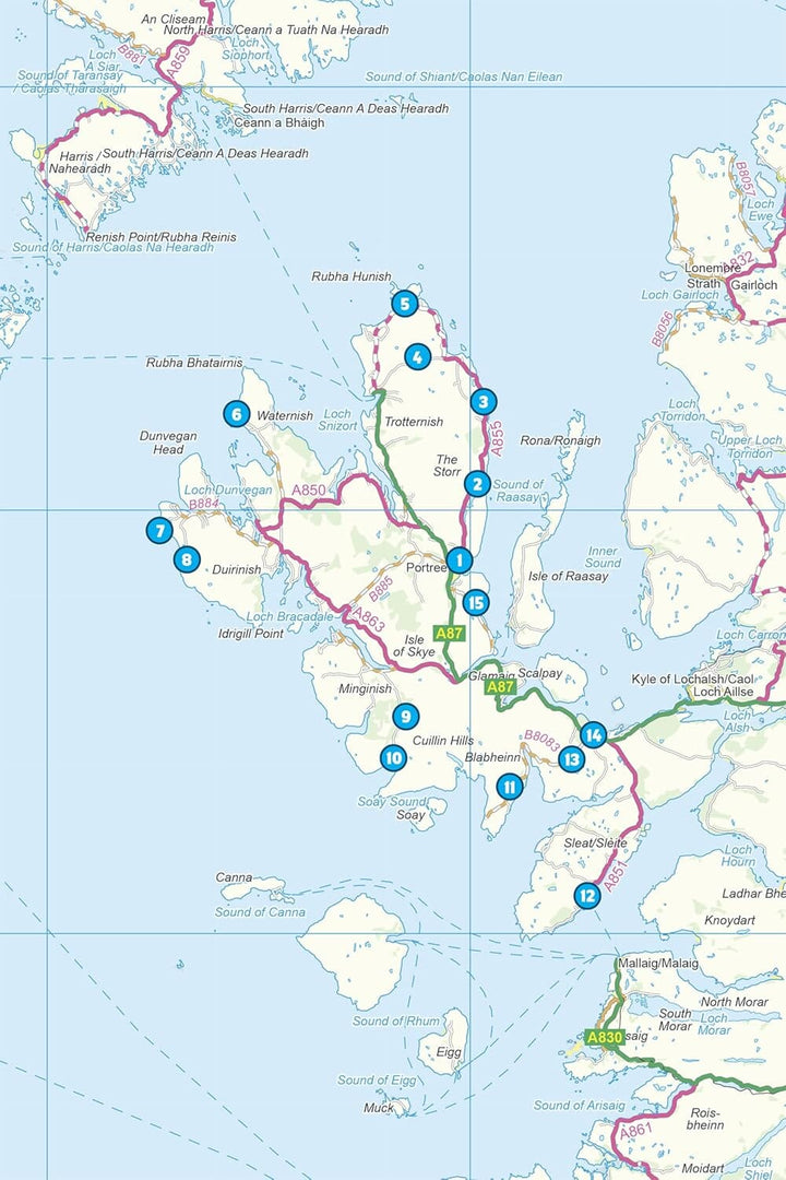 Guide de randonnées (en anglais) - Isle of Skye - 15 Short Walks | Cicerone guide de randonnée Cicerone 