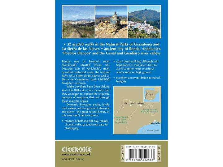 Guide de randonnées (en anglais) - Mountains of Ronda & Grazalema (Ansalousie) | Cicerone guide de randonnée Cicerone 