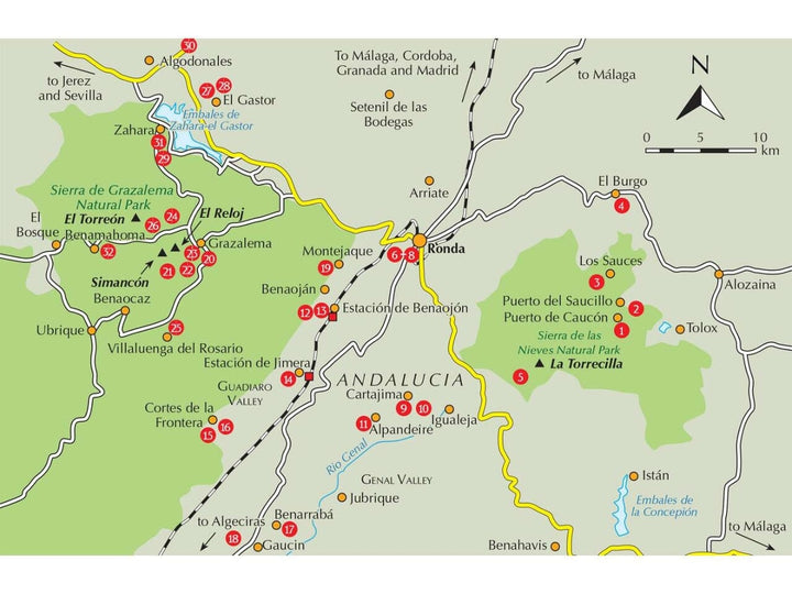 Guide de randonnées (en anglais) - Mountains of Ronda & Grazalema (Ansalousie) | Cicerone guide de randonnée Cicerone 