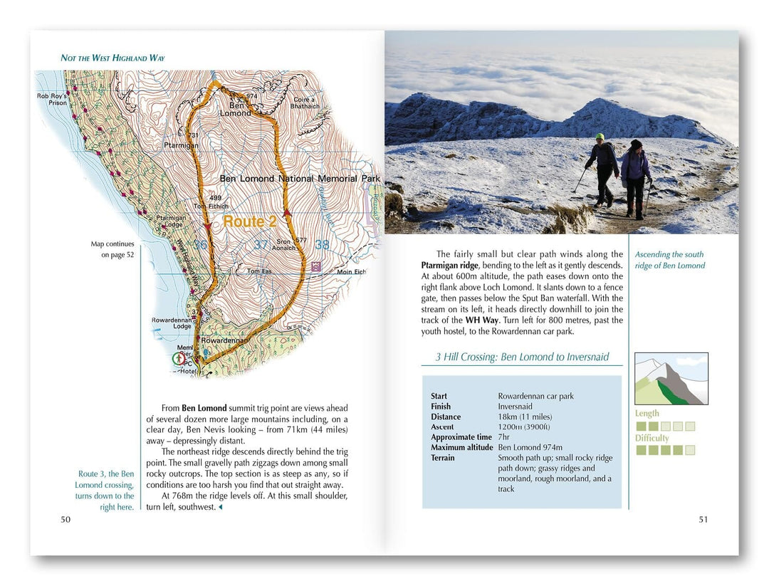 Guide de randonnées (en anglais) - Not the West Highland Way | Cicerone guide de randonnée Cicerone 