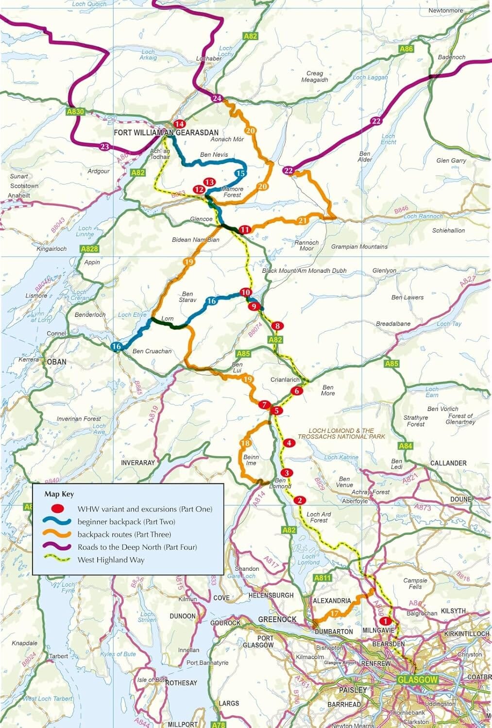 Guide de randonnées (en anglais) - Not the West Highland Way | Cicerone guide de randonnée Cicerone 