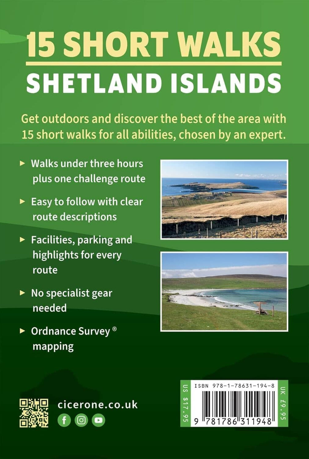 Guide de randonnées (en anglais) - Shetland Islands short walks | Cicerone guide de randonnée Cicerone 