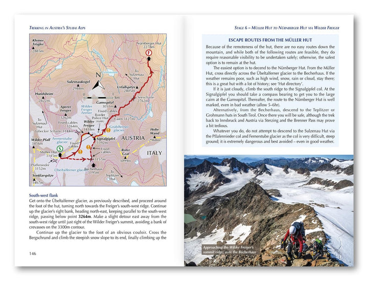 Guide de randonnées (en anglais) - Stubai Alps | Cicerone guide de randonnée Cicerone 