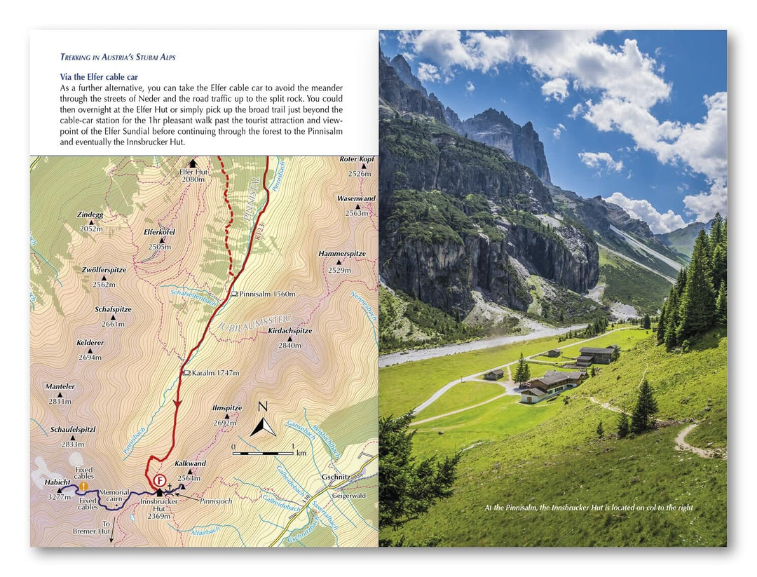 Guide de randonnées (en anglais) - Stubai Alps | Cicerone guide de randonnée Cicerone 