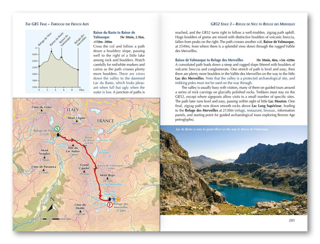 Guide de randonnées (en anglais) - The GR5 trail through the French Alps : from Lake Geneva to Nice | Cicerone guide de randonnée Cicerone 
