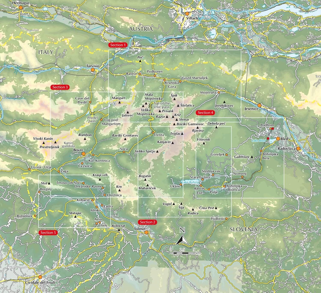 Guide de randonnées (en anglais) - The Julian Alps of Slovenia | Cicerone guide de randonnée Cicerone 