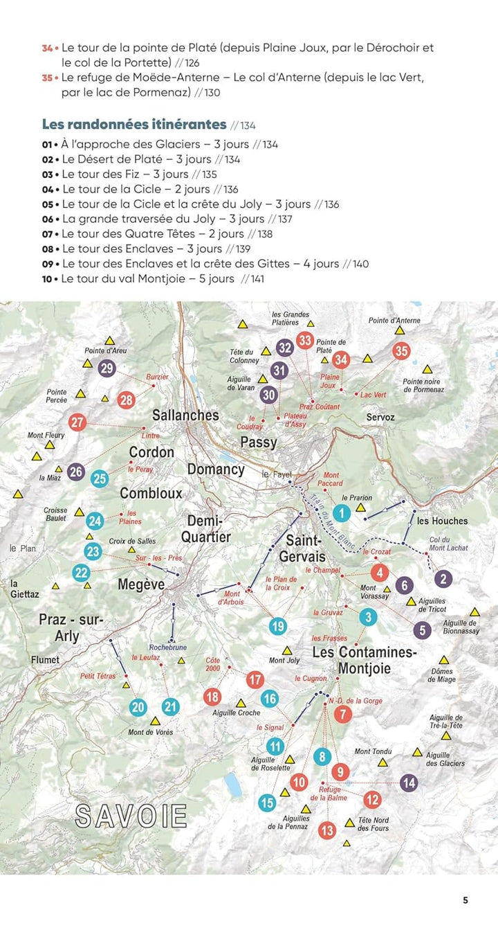 Guide de randonnées - Pays du Mont-Blanc, les plus belles randonnées | Glénat guide de randonnée Glénat 