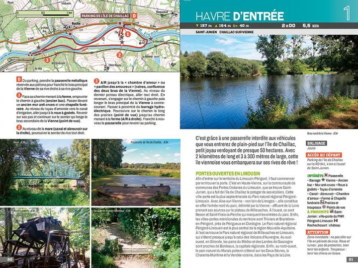 Guide de randonnées - PNR Périgord-Limousin, 30 balades à pied | Chamina guide de randonnée Chamina 