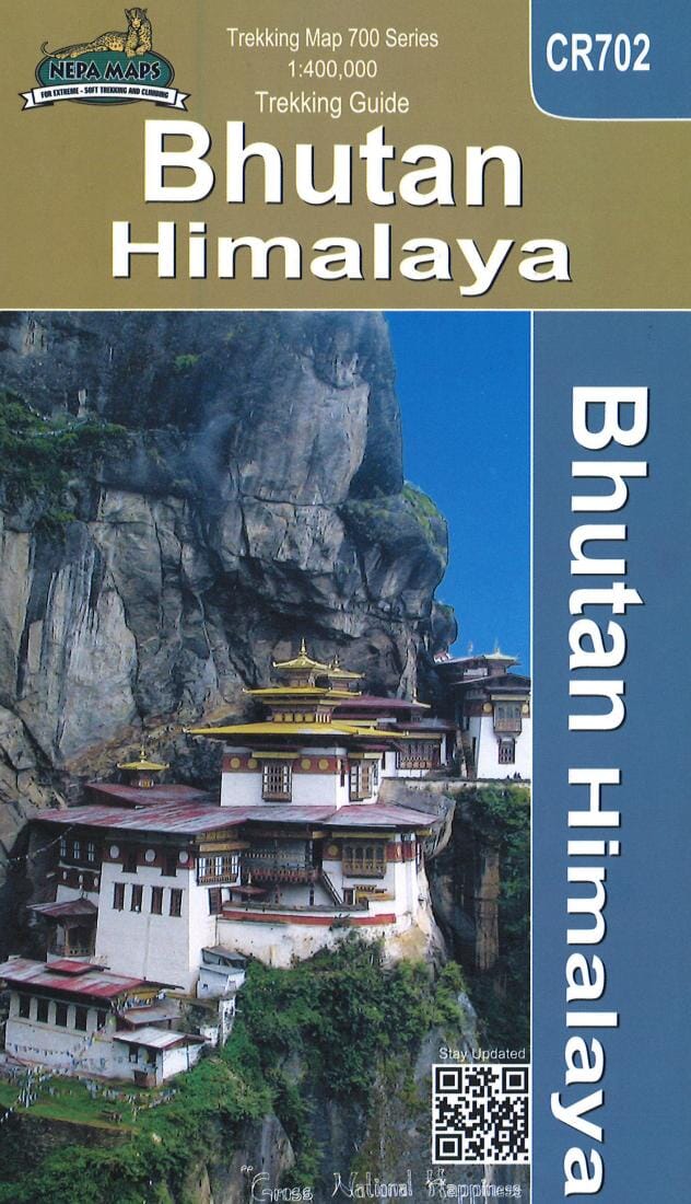 Guide de trekking au Bhoutan dans l'Himalaya | Himalayan MapHouse carte pliée Himalayan MapHouse 