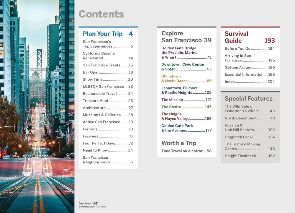 Guide de voyage de poche (en anglais) - San Francisco - Édition 2024 | Lonely Planet guide de voyage Lonely Planet EN 