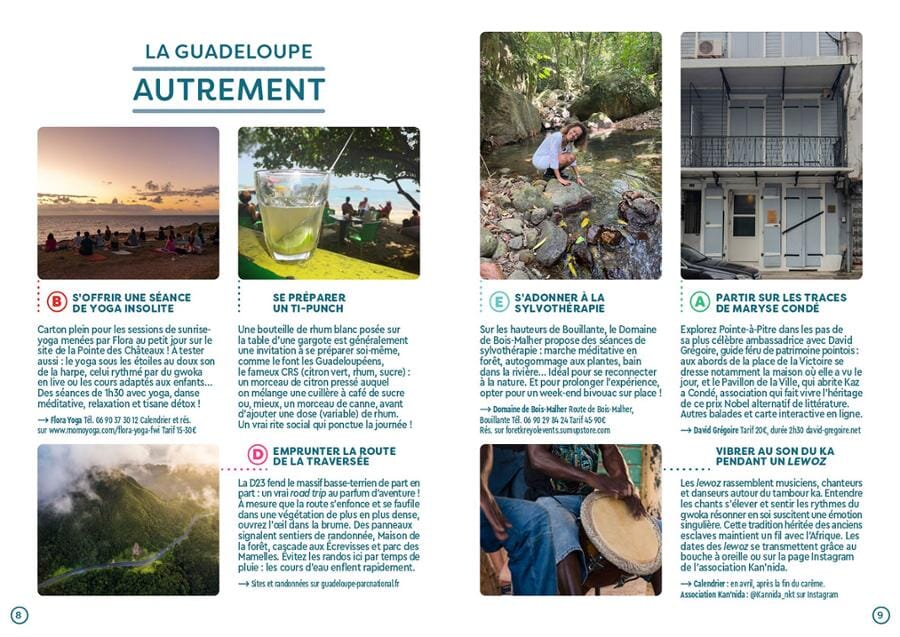 Guide de voyage de poche - Guadeloupe | Cartoville guide de voyage Gallimard 