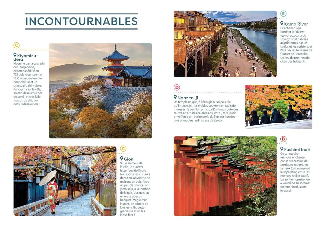 Guide de voyage de poche - Kyoto - Édition 2025 | Cartoville guide de voyage Gallimard 