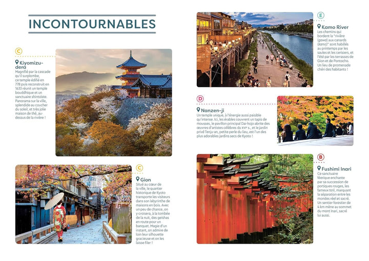 Guide de voyage de poche - Kyoto - Édition 2025 | Cartoville guide de voyage Gallimard 
