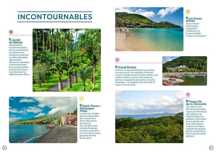 Guide de voyage de poche - Martinique | Cartoville guide de voyage Gallimard 