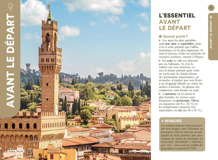 Guide de voyage de poche - Un Grand Week-end à Florence 2025/26 | Hachette guide de voyage Hachette 