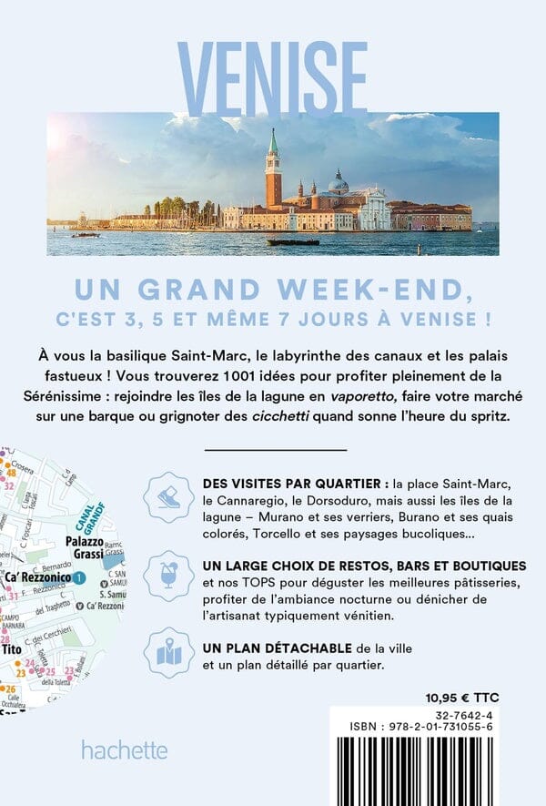 Guide de voyage de poche - Un Grand Week-end à Venise 2025/26 | Hachette guide de voyage Hachette 