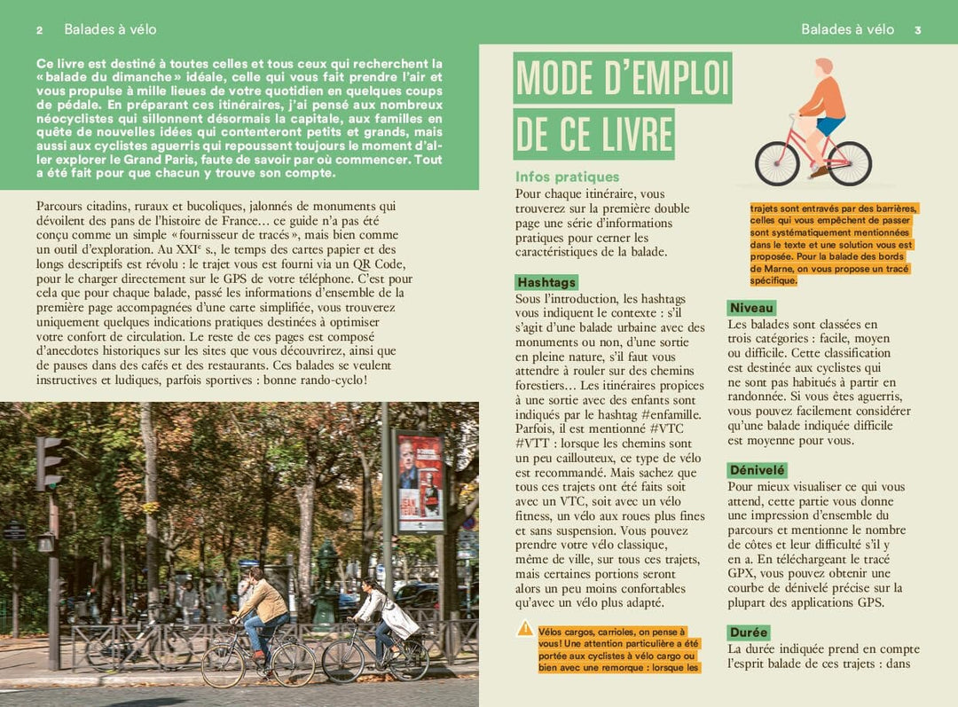 Guide de voyage de poche - Un Grand Week-end : Balades à vélo dans Paris et ses environs - Édition 2024 | Hachette guide de voyage Hachette 