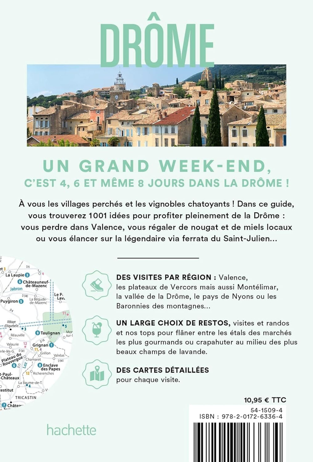 Guide de voyage de poche - Un Grand Week-end dans la Drôme - Édition 2024 | Hachette guide de voyage Hachette 