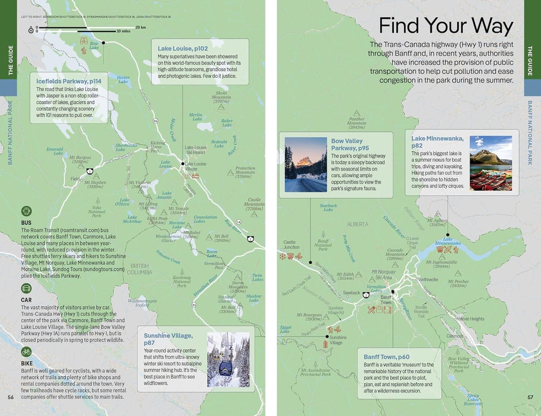 Guide de voyage (en anglais) - Banff, Jasper & Glacier national parks - Édition 2024 | Lonely Planet guide de voyage Lonely Planet EN 