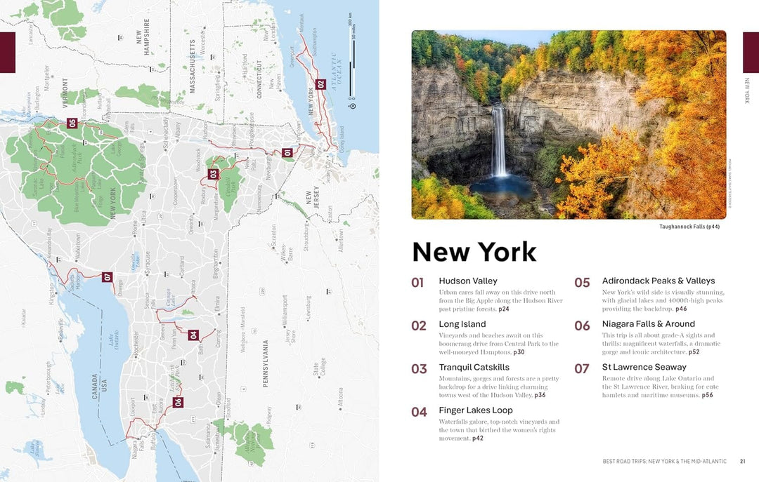 Guide de voyage (en anglais) - Best road trips - New York & the Mid-Atlantic's | Lonely Planet guide de voyage Lonely Planet EN 